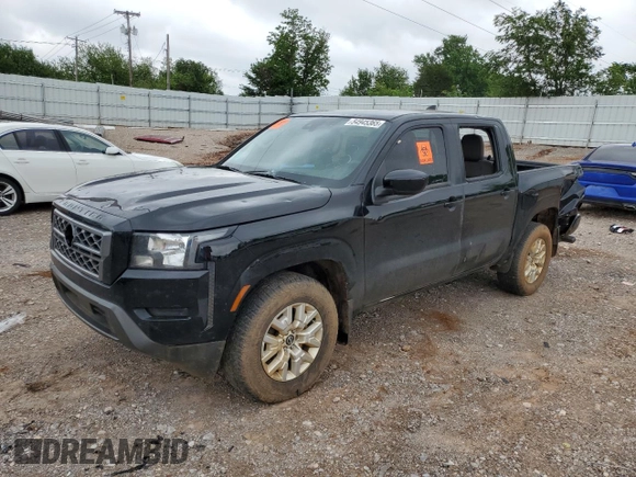 2022 Nissan Frontier SV with VIN 1N6ED1EK8NN614277, listed as a Copart auction lot 54945365 with 109,442 mi miles and Salvage title. Bid and sale history available at DreamBid. Image 1.