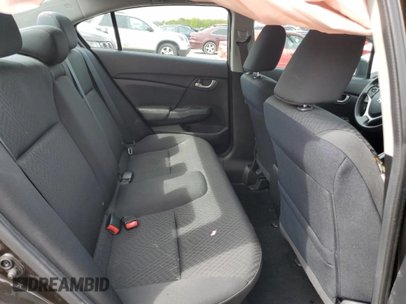 2014 Honda Civic Sedan LX with VIN 2HGFB2F50EH517029, listed as a Copart auction lot 52019975 with 107,649 mi miles and Salvage Title. Bid and sale history available at carsss.com. Image 10.