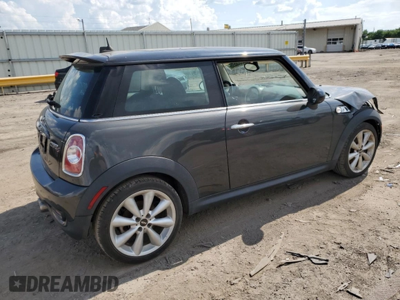 2012 MINI Hardtop S with VIN WMWSV3C53CTY25517, listed as a Copart auction lot 62315535 with 50,680 mi miles and Salvage title. Bid and sale history available at DreamBid. Image 3.