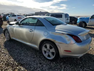 2004 Lexus SC with VIN JTHFN48Y540060258, listed as a Copart auction lot 50166295 with 187,505 mi miles and Salvage Title. Bid and sale history available at carsss.com. Image 2.