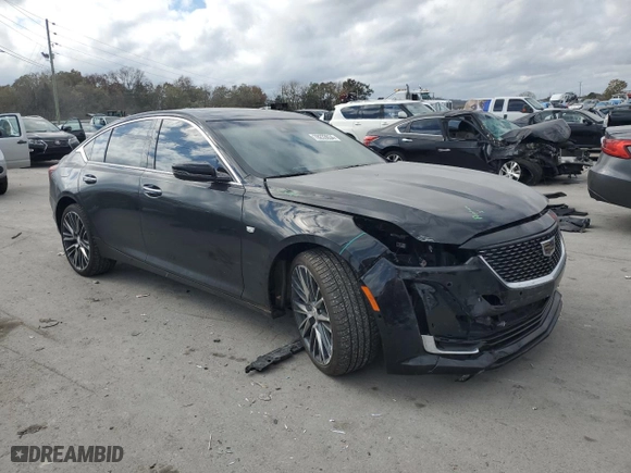 2023 Cadillac CT5 Premium Luxury with VIN 1G6DS5RW4P0141909, listed as a Copart auction lot 78233634 with 38,017 mi miles and Salvage Title. Bid and sale history available at carsss.com. Image 4.