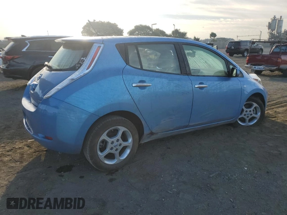2011 Nissan LEAF SL-e with VIN JN1AZ0CP3BT000582, listed as a Copart auction lot 74951934 with 110,014 mi miles and Clean Title. Bid and sale history available at carsss.com. Image 3.