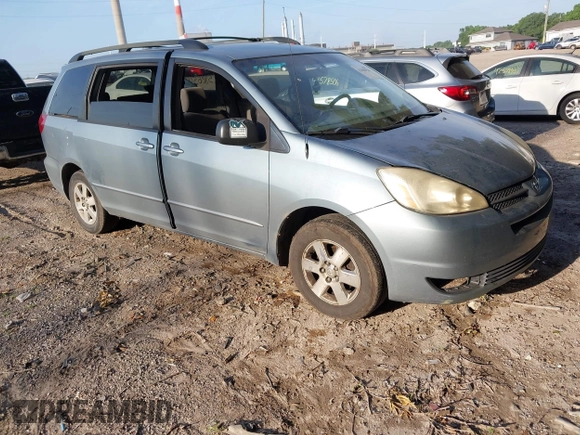 2005 Toyota Sienna CE with VIN 5TDZA23C55S303298, listed as a IAAI auction lot 42580654 with Not provided miles and . Bid and sale history available at DreamBid. Image 1.