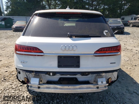 2021 Audi Q7 Premium z VIN WA1AXAF74MD022604, wystawiony jako Copart lot #59403204 z przebiegiem 87 423 mil mil oraz Szkoda całkowita • Salvage title. Historia ofert i sprzedaży dostępna na DreamBid. Obrazek 6.