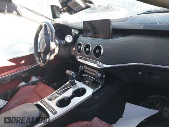 2022 Kia Stinger GT1 with VIN KNAE45LCXN6102128, listed as a IAAI auction lot 41580484 with Not Provided miles and . Bid and sale history available at DreamBid. Image 5.