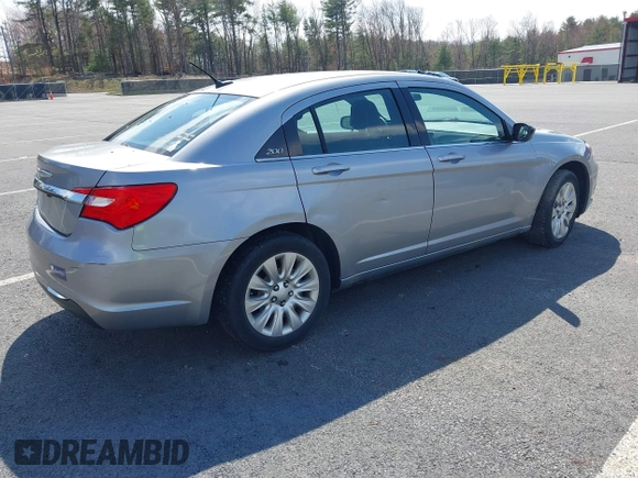 2014 Chrysler 200 LX with VIN 1C3CCBAB7EN212540, listed as a IAAI auction lot 42037247 with 207,670 mi miles. Bid and sale history available at carsss.com. Image 4.