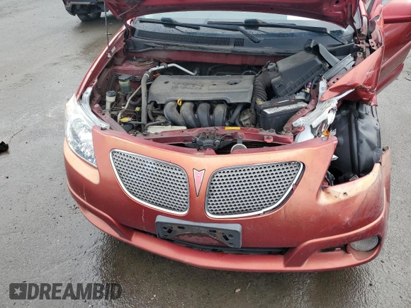 2008 Pontiac Vibe with VIN 5Y2SL658X8Z421684, listed as a Copart auction lot 64549324 with 243,125 mi miles and Salvage Title. Bid and sale history available at DreamBid. Image 11.