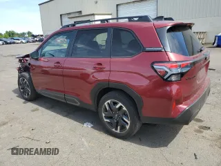 2025 Subaru Forester Limited z VIN JF2SLDRC0SH489669, wystawiony jako Copart lot #55122905 z przebiegiem 5 475 mil mil oraz Szkoda całkowita • Salvage title. Historia ofert i sprzedaży dostępna na DreamBid. Obrazek 2.