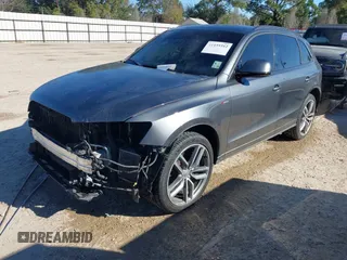 2015 Audi SQ5 Premium Plus with VIN WA1CGAFP8FA111069, listed as a IAAI auction lot 41155312 with 148,888 mi miles. Bid and sale history available at carsss.com. Image 2.