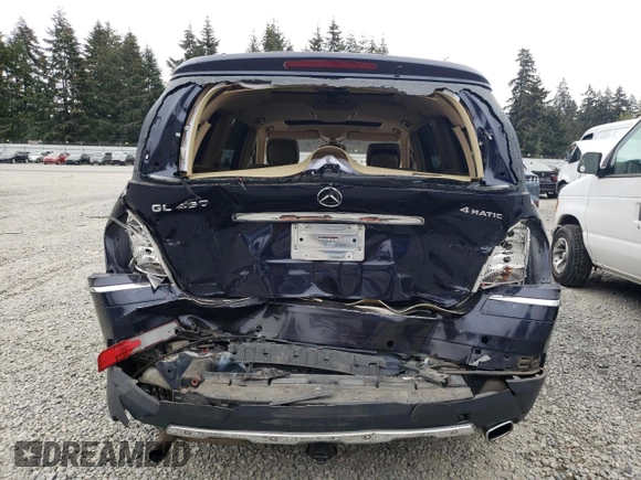 2007 Mercedes-Benz GL-Class with VIN 4JGBF71E97A212423, listed as a Copart auction lot 74560094 with 129,793 mi miles and Salvage Title. Bid and sale history available at carsss.com. Image 6.