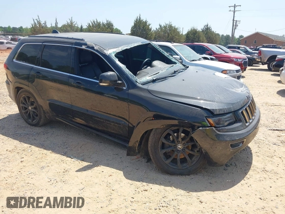 2016 Jeep Grand Cherokee Overland with VIN 1C4RJFCG5GC408390, listed as a IAAI auction lot 42140038 with 140,507 mi miles and . Bid and sale history available at DreamBid. Image 1.