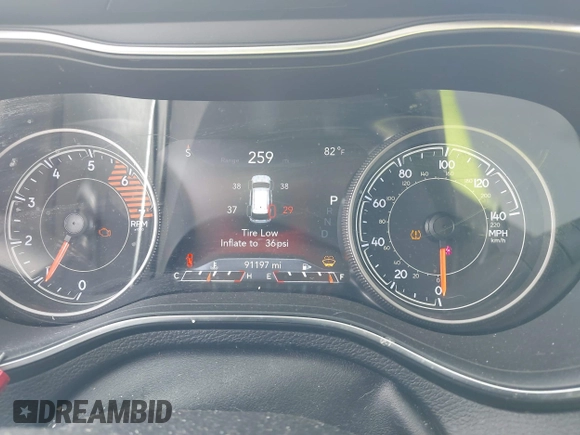 2019 Jeep Cherokee Trailhawk Elite with VIN 1C4PJMBN3KD487461, listed as a IAAI auction lot 41869751 with 91,197 mi miles and . Bid and sale history available at DreamBid. Image 7.