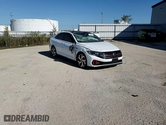 2022 Volkswagen Jetta GLI Autobahn with VIN 3VW2T7BU5NM015510, listed as a Copart auction lot 74180584 with 29,147 mi miles and Non repairable. Bid and sale history available at DreamBid. Image 10.