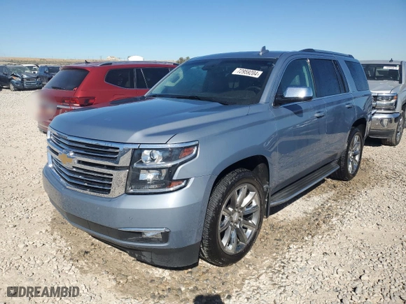 2016 Chevrolet Tahoe LTZ with VIN 1GNSKCKC0GR174689, listed as a Copart auction lot 72959204 with 81,029 mi miles and Salvage Title. Bid and sale history available at carsss.com. Image 1.