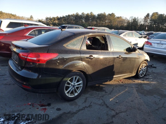 2018 Ford Focus SE with VIN 1FADP3FE5JL298004, listed as a Copart auction lot 89244705 with 0 mi miles and Salvage Title. Bid and sale history available at carsss.com. Image 4.