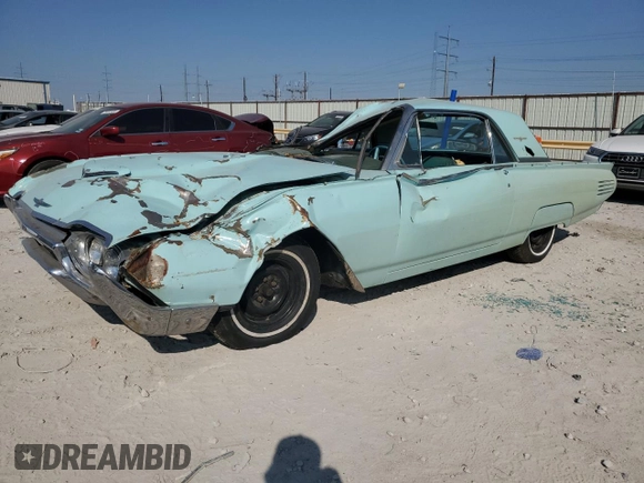 1961 Ford Thunderbird with VIN 1Y71Z144517, listed as a Copart auction lot 73210934 with 84,354 mi miles and Non Repairable. Bid and sale history available at DreamBid. Image 1.