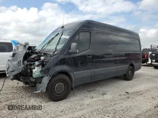 2021 Mercedes-Benz Sprinter Cargo with VIN W1Y4ECHY4MT059485, listed as a Copart auction lot 46794594 with 80,922 mi miles and . Bid and sale history available at carsss.com. Image 1.