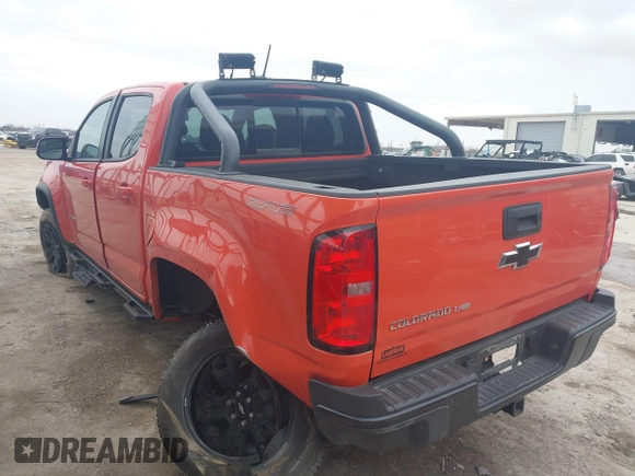 2019 Chevrolet Colorado 4WD ZR2 z VIN 1GCGTEEN9K1333740, wystawiony jako IAAI lot #41565621 z przebiegiem 71 484 mil mil oraz . Historia ofert i sprzedaży dostępna na DreamBid. Obrazek 3.