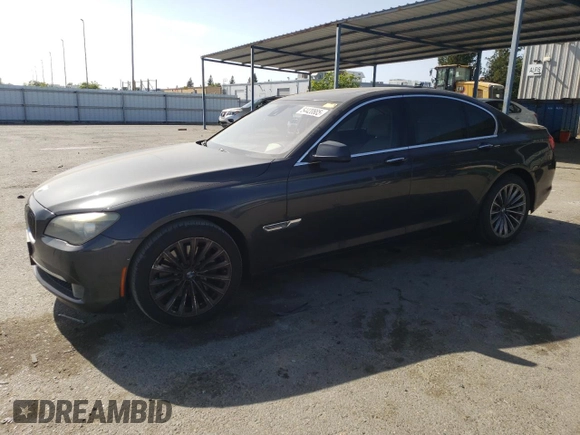 2012 BMW 7 Series 740i with VIN WBAKA4C54CC613419, listed as a Copart auction lot 54420885 with 104,006 mi miles and Salvage Title. Bid and sale history available at DreamBid. Image 1.