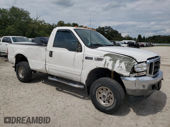 2002 Ford F-350 XL with VIN 1FTSF31L42EA65313, listed as a Copart auction lot 74520824 with 155,237 mi miles and Salvage Title. Bid and sale history available at DreamBid. Image 4.