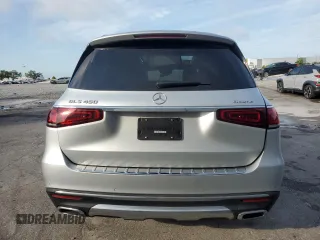 2021 Mercedes-Benz GLS 450 with VIN 4JGFF5KE4MA485253, listed as a Copart auction lot 58625715 with Not provided miles and Salvage title. Bid and sale history available at DreamBid. Image 6.