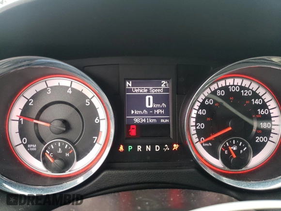 2020 Dodge Grand Caravan GT with VIN 2C4RDGEG5LR186039, listed as a Copart auction lot 43476965 with 98,341 mi miles and Salvage Title. Bid and sale history available at DreamBid. Image 9.