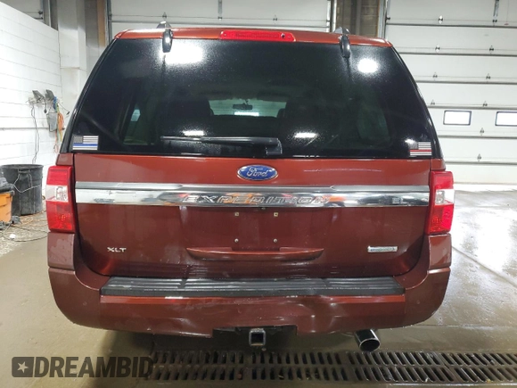 2017 Ford Expedition EL XLT with VIN 1FMJK1JT5HEA70665, listed as a Copart auction lot 73344324 with 133,181 mi miles and Salvage Title. Bid and sale history available at carsss.com. Image 6.