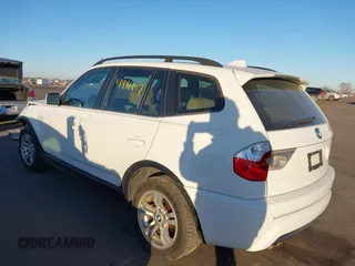 2006 BMW X3 3.0i with VIN WBXPA934X6WD26916, listed as a IAAI auction lot 41441409 with 174,305 mi miles. Bid and sale history available at carsss.com. Image 3.