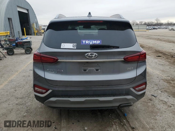 2019 Hyundai Santa Fe Ultimate with VIN 5NMS53AA1KH102042, listed as a Copart auction lot 85954374 with 23,077 mi miles and Salvage Title. Bid and sale history available at carsss.com. Image 6.