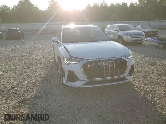 2020 Audi Q3 S line Prestige with VIN WA1FECF39L1008492, listed as a Copart auction lot 68421773 with 58,405 mi miles and Salvage Title. Bid and sale history available at carsss.com. Image 12.