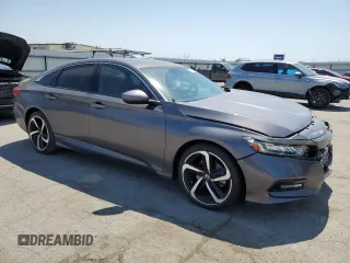 2019 Honda Accord Sport with VIN 1HGCV1F35KA024556, listed as a Copart auction lot 52312295 with 59,264 mi miles and Salvage Title. Bid and sale history available at DreamBid. Image 4.
