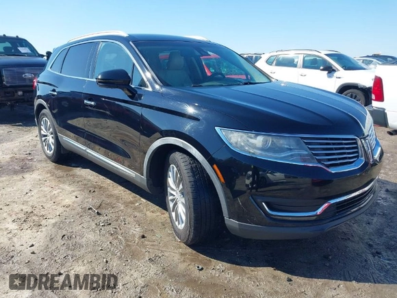 2016 Lincoln MKX Select with VIN 2LMTJ6KR9GBL59252, listed as a IAAI auction lot 41608092 with 144,128 mi miles. Bid and sale history available at carsss.com. Image 1.