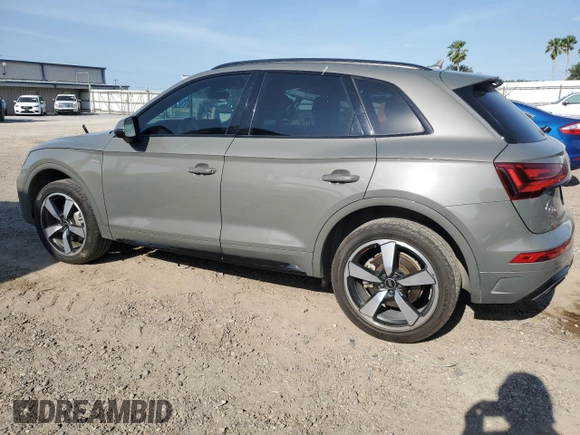 2023 Audi Q5 S line Premium Plus with VIN WA1EAAFYXP2172518, listed as a Copart auction lot 53387225 with 20,934 mi miles and Salvage title. Bid and sale history available at DreamBid. Image 2.