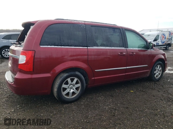 2012 Chrysler Town & Country Touring with VIN 2C4RC1BG3CR348836, listed as a Copart auction lot 52177105 with 184,059 mi miles and Salvage Title. Bid and sale history available at carsss.com. Image 3.