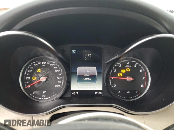 2018 Mercedes-Benz C 300 with VIN WDDWK4KB8JF679594, listed as a Copart auction lot 84834874 with 74,060 mi miles and Salvage title. Bid and sale history available at DreamBid. Image 9.