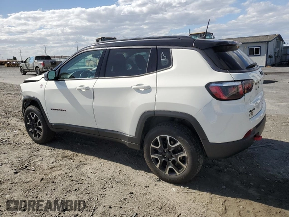 2020 Jeep Compass Trailhawk z VIN 3C4NJDDB1LT221636, wystawiony jako Copart lot #65008835 z przebiegiem 24 291 mil mil oraz Szkoda całkowita • Salvage title. Historia ofert i sprzedaży dostępna na DreamBid. Obrazek 2.