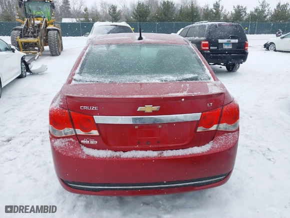 2012 Chevrolet Cruze LT w/1LT with VIN 1G1PF5SC8C7209122, listed as a IAAI auction lot 41609089 with 122,112 mi miles. Bid and sale history available at carsss.com. Image 16.