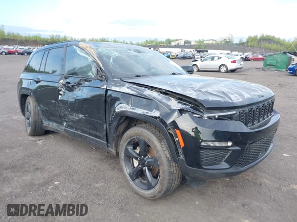 2023 Jeep Grand Cherokee Limited with VIN 1C4RJHBG1PC506118, listed as a IAAI auction lot 42176272 with 72,087 mi miles and . Bid and sale history available at DreamBid. Image 1.
