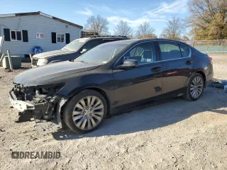 2014 Acura RLX Tech Pkg with VIN JH4KC1F50EC003834, listed as a Copart auction lot 78785784 with 151,684 mi miles and Salvage Title. Bid and sale history available at carsss.com. Image 1.