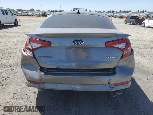 2013 Kia Optima SX with VIN 5XXGR4A64DG146064, listed as a Copart auction lot 58272935 with 108,116 mi miles and Salvage title. Bid and sale history available at DreamBid. Image 6.