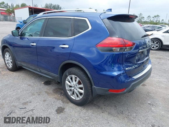 2017 Nissan Rogue SL with VIN 5N1AT2MV9HC874091, listed as a IAAI auction lot 41918485 with 142,185 mi miles. Bid and sale history available at carsss.com. Image 3.