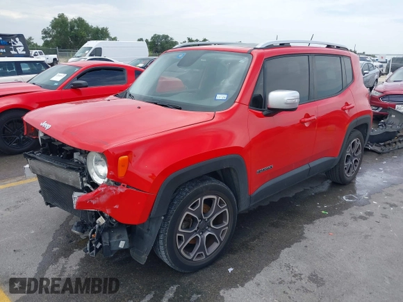 2016 Jeep Renegade Limited z VIN ZACCJADT9GPD96633, wystawiony jako IAAI lot #42420027 z przebiegiem 89 029 mil mil oraz . Historia ofert i sprzedaży dostępna na DreamBid. Obrazek 18.