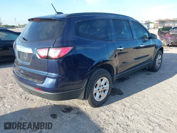 2017 Chevrolet Traverse LS with VIN 1GNKRFKD4HJ184275, listed as a IAAI auction lot 41893941 with 77,684 mi miles and . Bid and sale history available at DreamBid. Image 4.