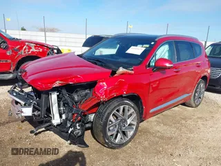 2022 Hyundai Santa Fe Calligraphy with VIN 5NMS54AL7NH419240, listed as a IAAI auction lot 41115173 with 46,436 mi miles. Bid and sale history available at carsss.com. Image 17.