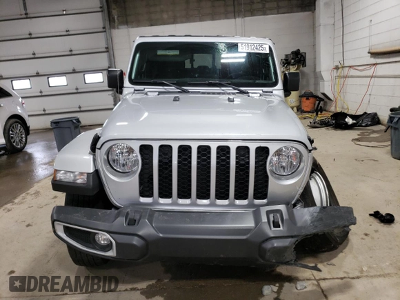 2022 Jeep Gladiator Sport S with VIN 1C6HJTAG5NL117583, listed as a Copart auction lot 51912425 with 69,739 mi miles and Salvage title. Bid and sale history available at DreamBid. Image 5.