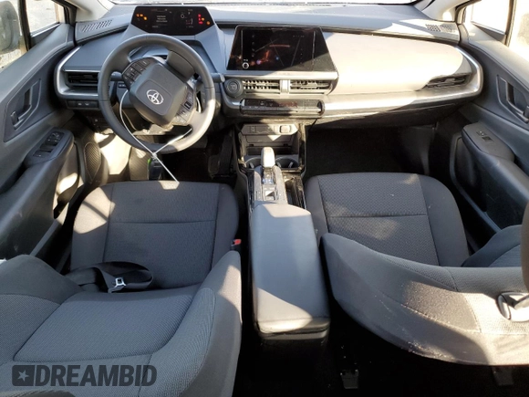 2024 Toyota Prius LE with VIN JTDADABU9R3015428, listed as a Copart auction lot 43256135 with 24,202 mi miles and Salvage title. Bid and sale history available at DreamBid. Image 8.