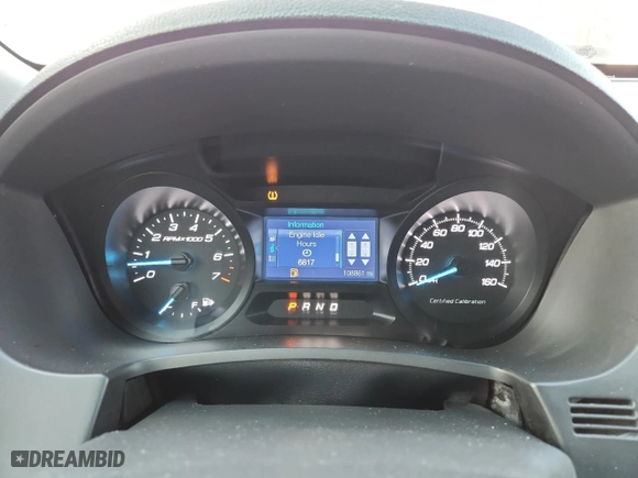 2015 Ford Utility Police Interceptor with VIN 1FM5K8AR4FGC51563, listed as a Copart auction lot 53210705 with 108,861 mi miles and Clean Title. Bid and sale history available at carsss.com. Image 8.
