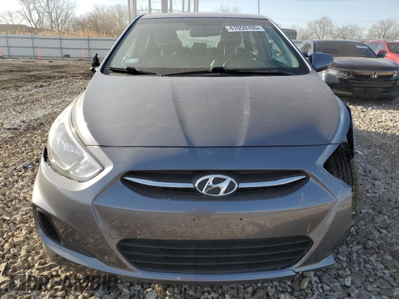 2017 Hyundai Accent SE with VIN KMHCT4AE0HU269718, listed as a Copart auction lot 47659765 with 21,136 mi miles and Salvage Title. Bid and sale history available at carsss.com. Image 5.