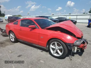 2010 Ford Mustang GT with VIN 1ZVBP8CH7A5119542, listed as a Copart auction lot 64825195 with 45,211 mi miles and Clean title. Bid and sale history available at DreamBid. Image 4.