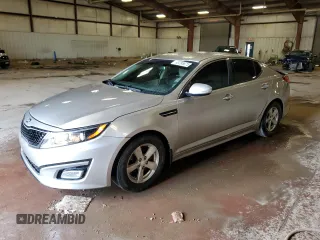 2014 Kia Optima LX with VIN KNAGM4A72E5460869, listed as a Copart auction lot 63298675 with 154,099 mi miles and Clean title. Bid and sale history available at DreamBid. Image 1.